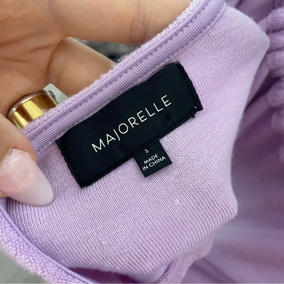 Majorelle lavender Terry cutout dress - Picture 6 of 6